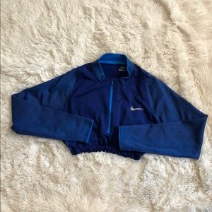 Sold** Nike quarter zip crop sweater